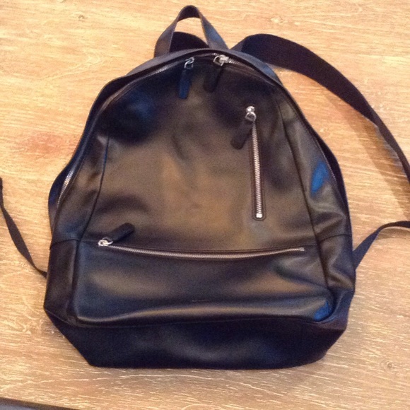 skagen leather backpack
